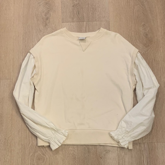 Zara Other - Zara Off-White Ribbed Top